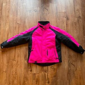 Mossi pink & black women's ski jacket